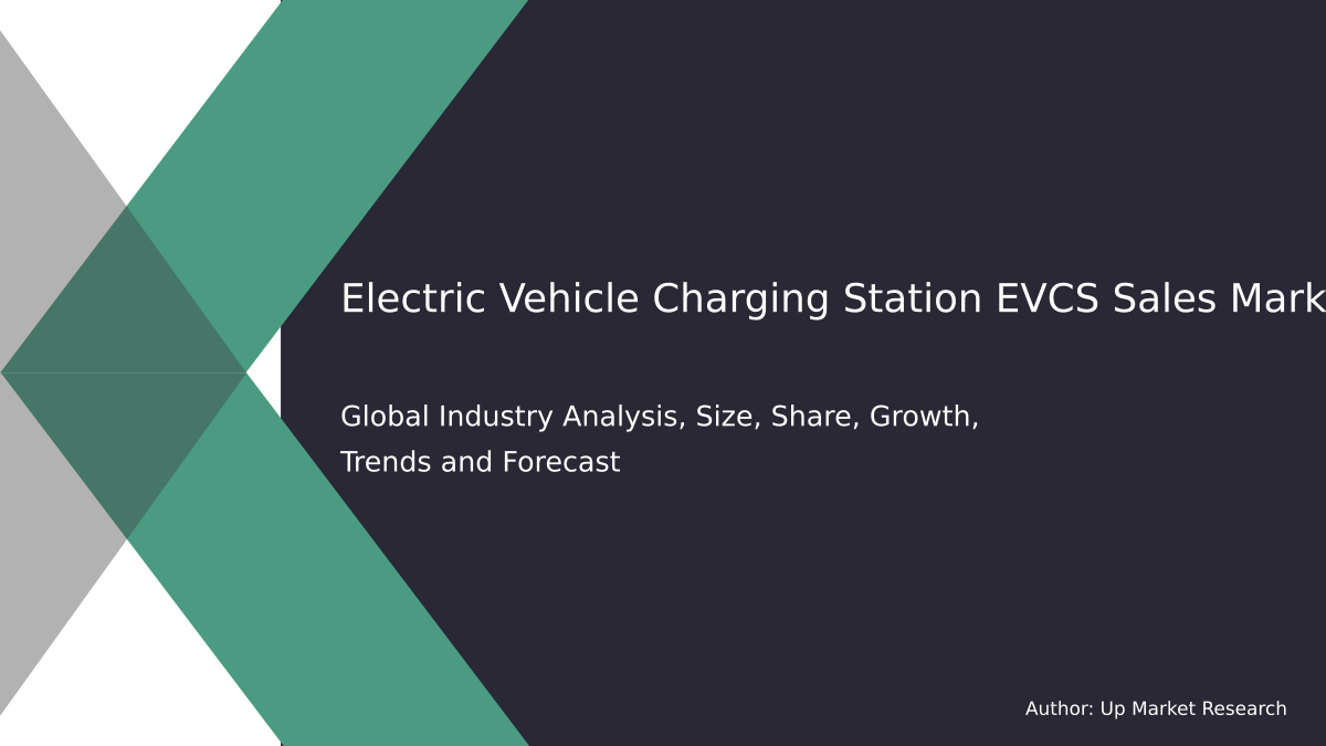 Electric Vehicle Charging Station EVCS Sales Market Research Report